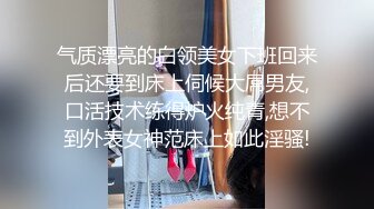 气质漂亮的白领美女下班回来后还要到床上伺候大屌男友,口活技术练得炉火纯青,想不到外表女神范床上如此淫骚!